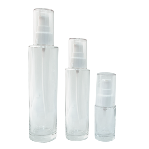 components Clear Glass Bottles 100ml, 30ml, 18ml